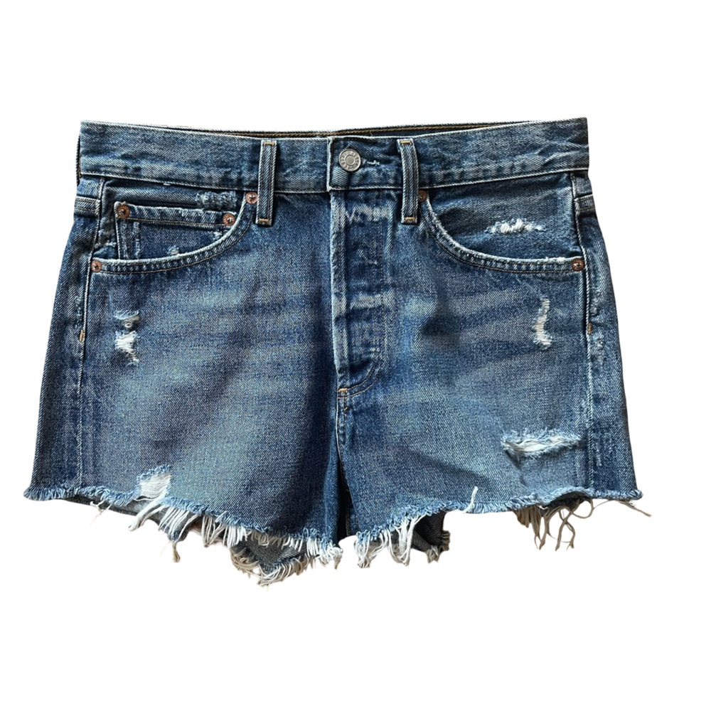 Agolde Parker Vintage Cut Off Short Dark Swapmeet